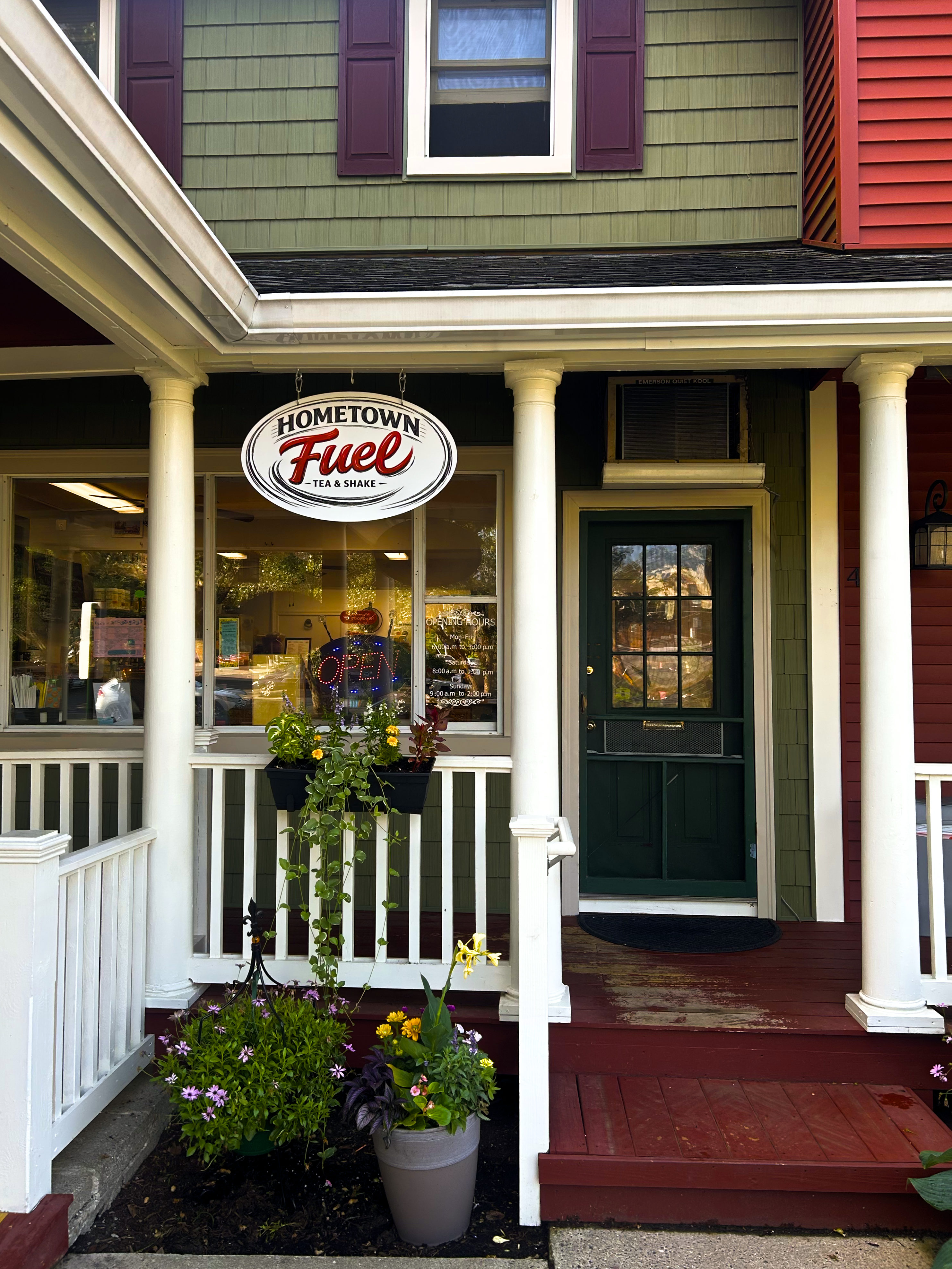 Hometown Fuel storefront at Maplewood Shops